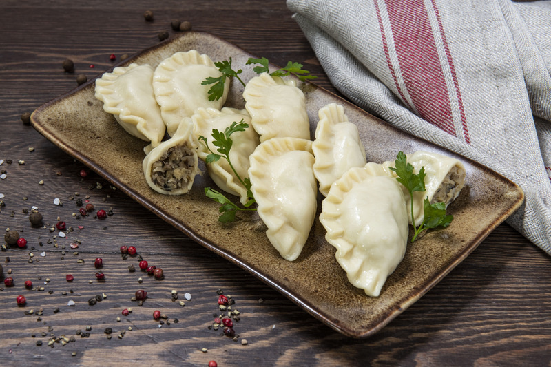 Domowe pierogi z oferty Delikatesy Baccara, których nie powinno zabraknąć wśród propozycji świątecznego menu