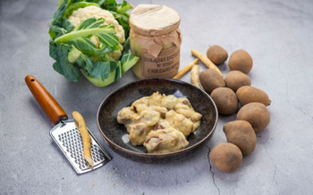 Żołądki z INDYKA z sosie chrzanowym (słoik 500 ml)