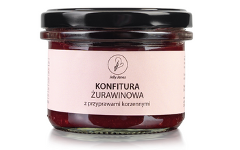 Konfitura ŻURAWINOWA z przyprawami korzennymi (200 g)