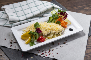 Śledź POD PIERZYNKĄ z sera żółtego (400g)