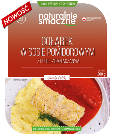Gołąbek w sosie pomidorowym z ziemniakami puree (500g)