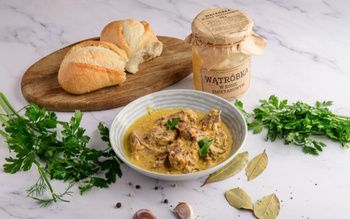 Wątróbka drobiowa w sosie śmietanowym (słoik 500ml)