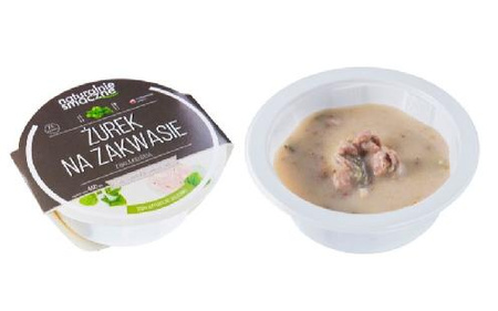 Żurek na zakwasie z białą kiełbasą (460 ml)