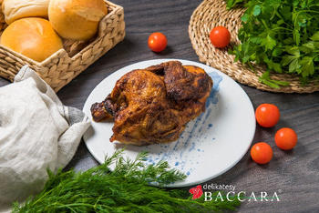 Kurczak pieczony z rożna (połówka)