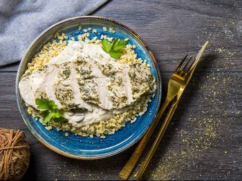 Kurczak w kremowym sosie (400g)