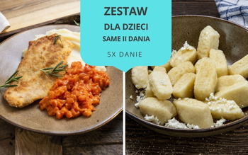 Zestaw obiadowy DLA DZIECI 1 daniowy (5 dań)