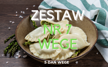 Zestaw obiadowy NR 7 - WEGE (5x danie główne)