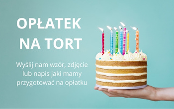 OPŁATEK NA TORT - gotowy  (1 szt.)